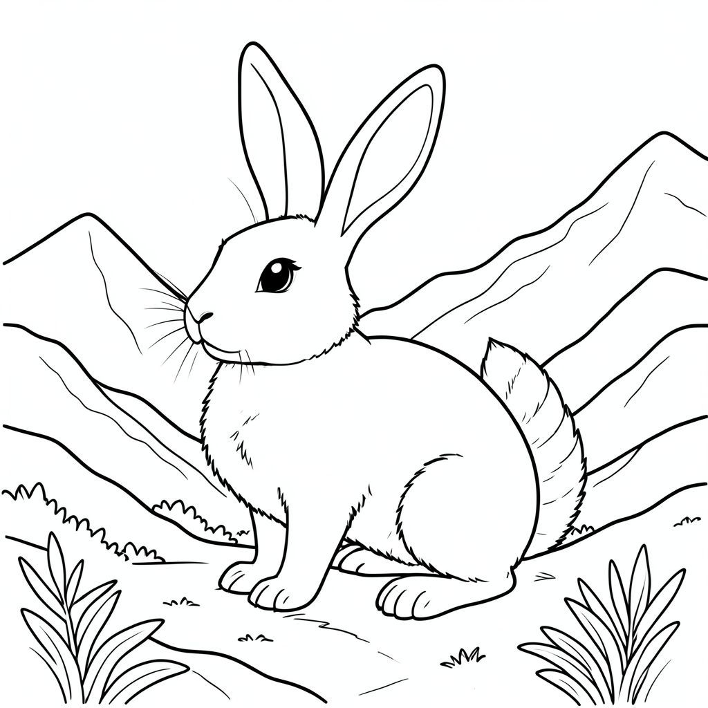 solo, chủ đề đơn, một đầu, hai mắt, hai tai, bốn chân, một đuôi, tỷ lệ tự nhiên, quy mô thích hợp trong môi trường, đúng giải phẫu, thỏ, sương mù, núi, mặt trời mọc, rặng núi, nhiều lớp, chi tiết, thực tế, môi trường, tiền cảnh, nhỏ, trang màu, nghệ thuật đường, nền trắng, solo, chủ đề đơn, đúng về mặt giải phẫu, giải phẫu hoàn hảo