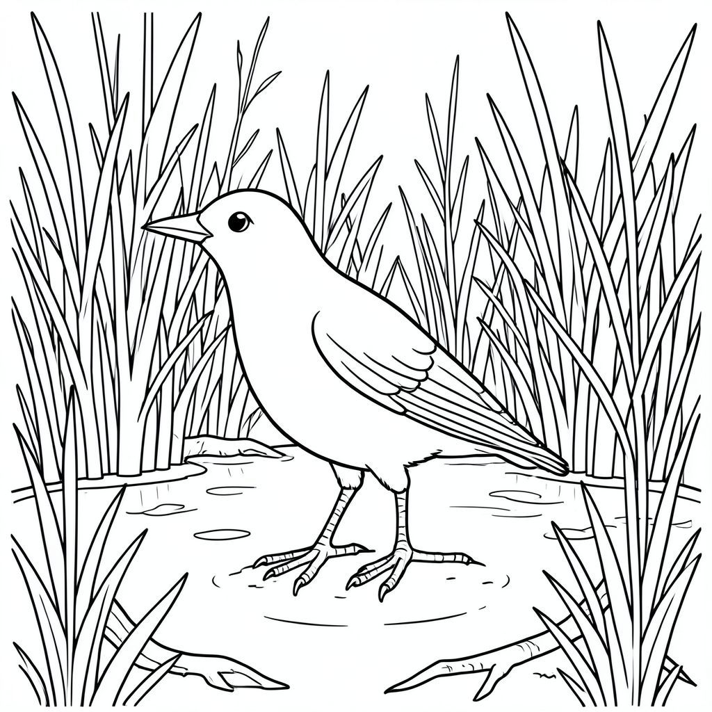 solo, một con chim, một đầu, hai mắt, một mỏ, hai cánh, hai chân, một đuôi, tỷ lệ tự nhiên, quy mô thích hợp trong môi trường, đúng giải phẫu, chim, Cây bách, đầm lầy, rễ đầu gối, nước đục, mịn, vẫn, dày đặc, thảm thực vật, cao, Thân cây, trang màu, nghệ thuật đường, nền trắng, solo, chủ đề đơn, đúng giải phẫu, giải phẫu hoàn hảo