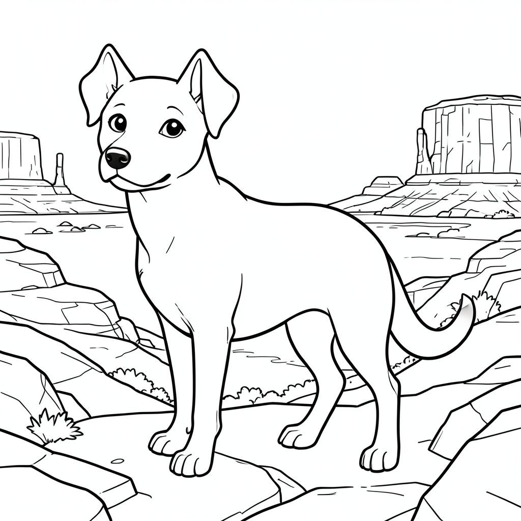 solo, chủ đề đơn, một đầu, hai mắt, hai tai, bốn chân, một đuôi, tỷ lệ tự nhiên, quy mô thích hợp trong môi trường, đúng giải phẫu,, Mesa, buttes, mặt phẳng, sa mạc, rộng lớn, mở rộng, rộng, mở, đá, đá sa thạch, trang màu, nghệ thuật đường, nền trắng, solo, chủ đề đơn, đúng về mặt giải phẫu, giải phẫu hoàn hảo