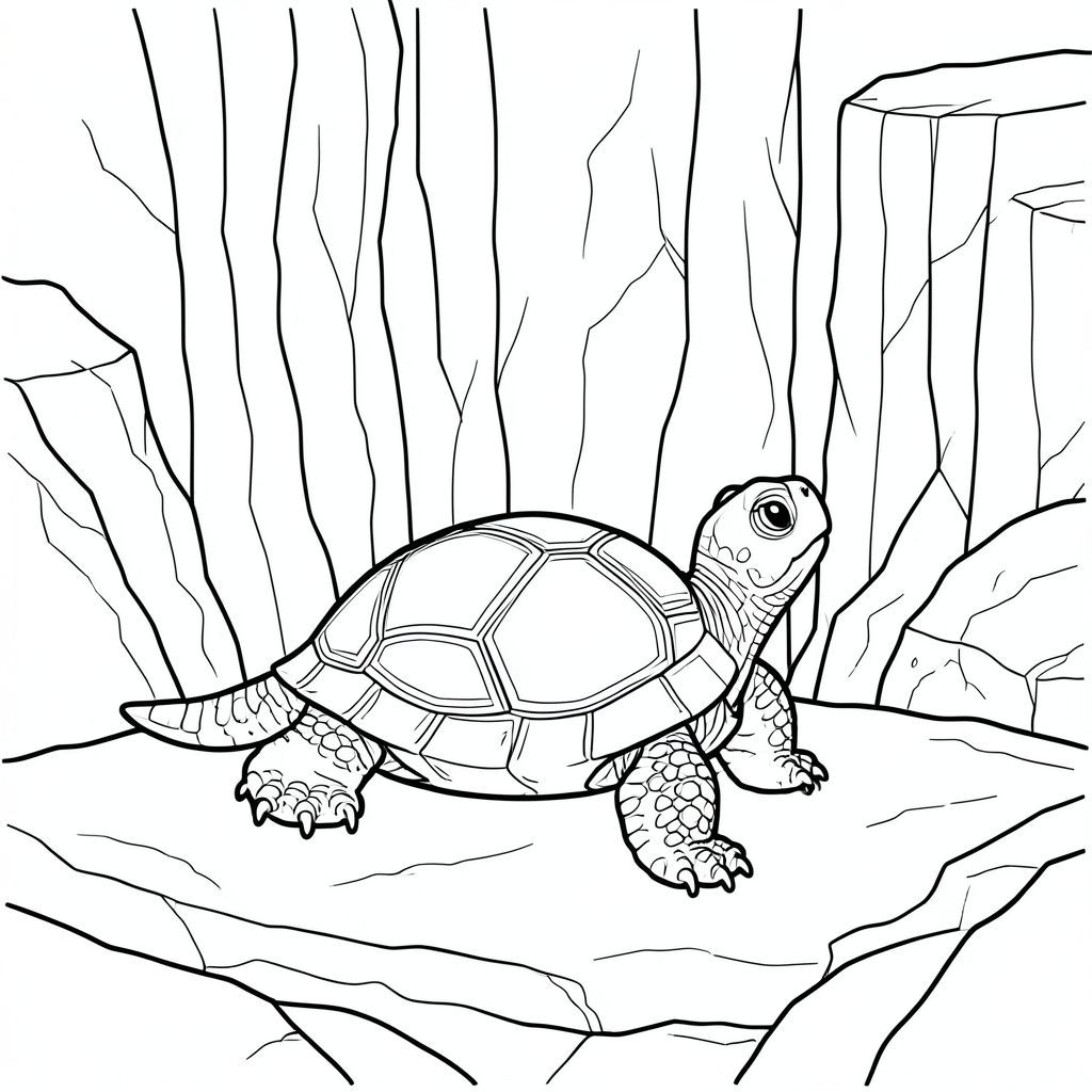 solo, rùa đơn, một đầu, hai mắt, bốn chân, một vỏ, một đuôi, chân trên nền vững chắc, tỷ lệ tự nhiên, quy mô thích hợp trong môi trường, đúng giải phẫu, rùa, mặt vách đá, đá lộ ra, đá phong hóa, vỏ nhiều lớp, hóa thạch cổ đại, đá, đường thẳng đứng, bề mặt nhẵn, sự hình thành địa chất, chế độ xem mở rộng, trang màu, nghệ thuật đường, nền trắng, solo, chủ đề đơn, đúng giải phẫu, giải phẫu hoàn hảo