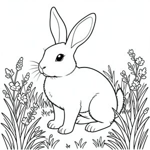 solo, chủ đề đơn, một đầu, hai mắt, hai tai, bốn chân, một đuôi, tỷ lệ tự nhiên, quy mô thích hợp trong môi trường, đúng giải phẫu, thỏ, Đồng cỏ băng giá, mùa thu, bình minh, sương, cỏ, lưỡi dao, chi tiết, thực tế, Môi trường, phong cảnh, trang tô màu, nghệ thuật đường nét, nền trắng, solo, chủ đề đơn, đúng giải phẫu, giải phẫu hoàn hảo