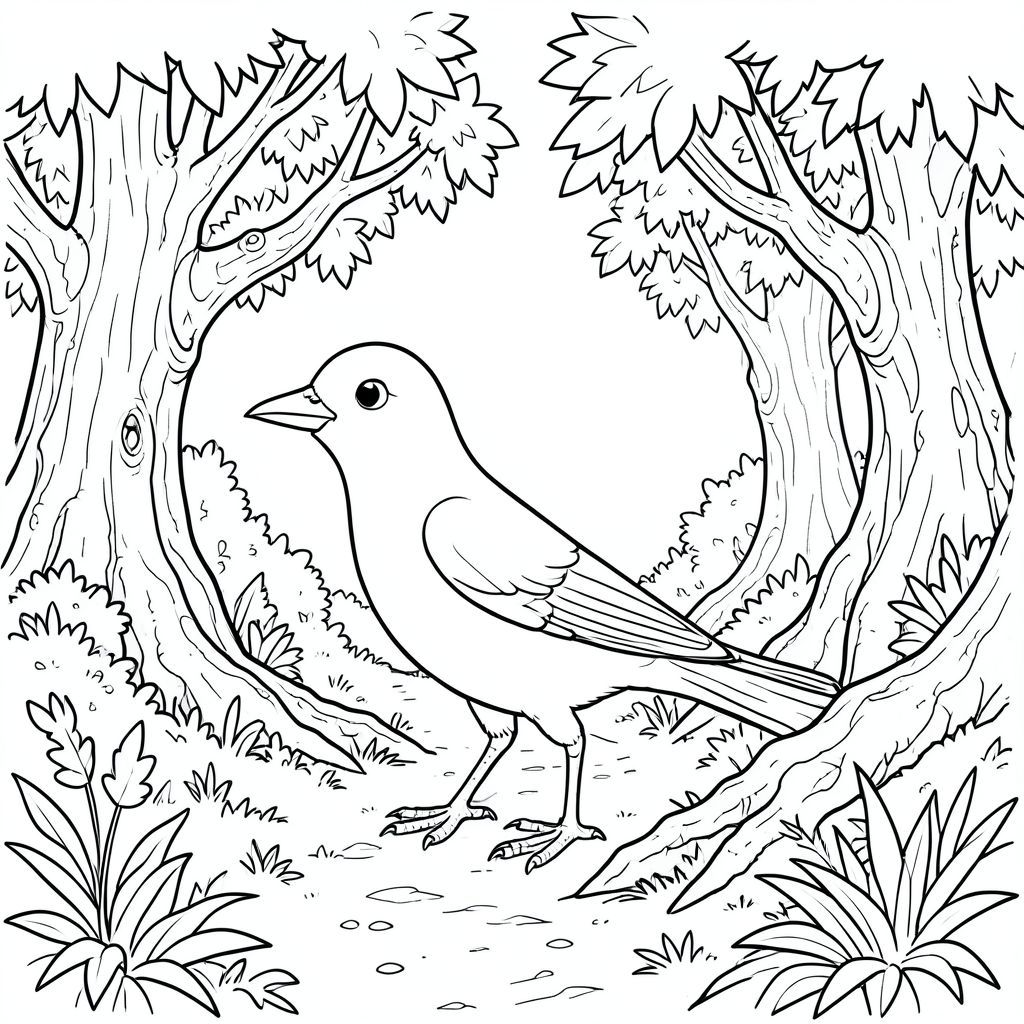 Độc lập, một con chim, một đầu, hai mắt, một mỏ, hai cánh, hai chân, một đuôi, tỷ lệ tự nhiên, quy mô thích hợp trong môi trường, đúng giải phẫu, chim, cây cối, thân cây gồ ghề, lá, xưa, Phong hóa, Tán lá rậm rạp, Con đường quanh co, Ánh sáng mặt trời, Kết cấu, thực tế, trang màu, Nghệ thuật đường, nền trắng, Solo, chủ đề đơn, Đúng giải phẫu, Giải phẫu hoàn hảo