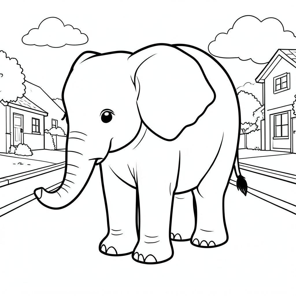 Độc lập, một con voi, một đầu, hai mắt, hai tai lớn, một thân cây, bốn chân, một đuôi, chân trên mặt đất vững chắc, tỷ lệ tự nhiên, quy mô thích hợp trong môi trường, đúng về mặt giải phẫu, voi, đường có ánh nắng, đường ngoại ô, nền đơn giản, môi trường sạch sẽ, nhỏ, sách truyện, tinh khiết, nền đơn giản, làm sạch, trang màu, nghệ thuật đường, nền trắng, solo, chủ đề đơn, đúng giải phẫu, giải phẫu hoàn hảo