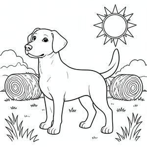 solo, chủ đề đơn, một đầu, hai mắt, hai tai, bốn chân, một đuôi, tỷ lệ tự nhiên, quy mô thích hợp trong môi trường, đúng giải phẫu,, mặt trời, ngoài trời, ổn định, kiện cỏ khô, bãi cỏ khô, bãi cỏ, đơn giản, sạch sẽ, lý lịch, cỏ, cánh đồng, trang màu, nghệ thuật đường, nền trắng, solo, chủ đề đơn, đúng về mặt giải phẫu, giải phẫu hoàn hảo