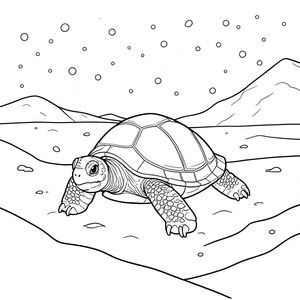 Độc lập, Rùa đơn, một đầu, hai mắt, bốn chân, một vỏ, một đuôi, bàn chân trên mặt đất vững chắc, tỷ lệ tự nhiên, quy mô thích hợp trong môi trường, đúng giải phẫu, rùa, lãnh nguyên đóng băng, tuyết trôi, thổi tuyết, phong cảnh băng giá, không gian mở rộng lớn, điều kiện trắng, tuyết kết tinh, địa hình đóng băng, bông tuyết xoáy, môi trường mùa đông khắc nghiệt, trang màu, nghệ thuật đường, nền trắng, solo, chủ đề đơn,  chính xác về mặt giải phẫu, giải phẫu hoàn hảo