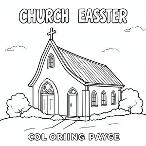 TRANG TÔ MÀU CHỦ ĐỀ PHỤC SINH CỦA NHÀ THỜ
