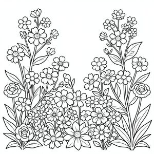 A garden full of flowers 