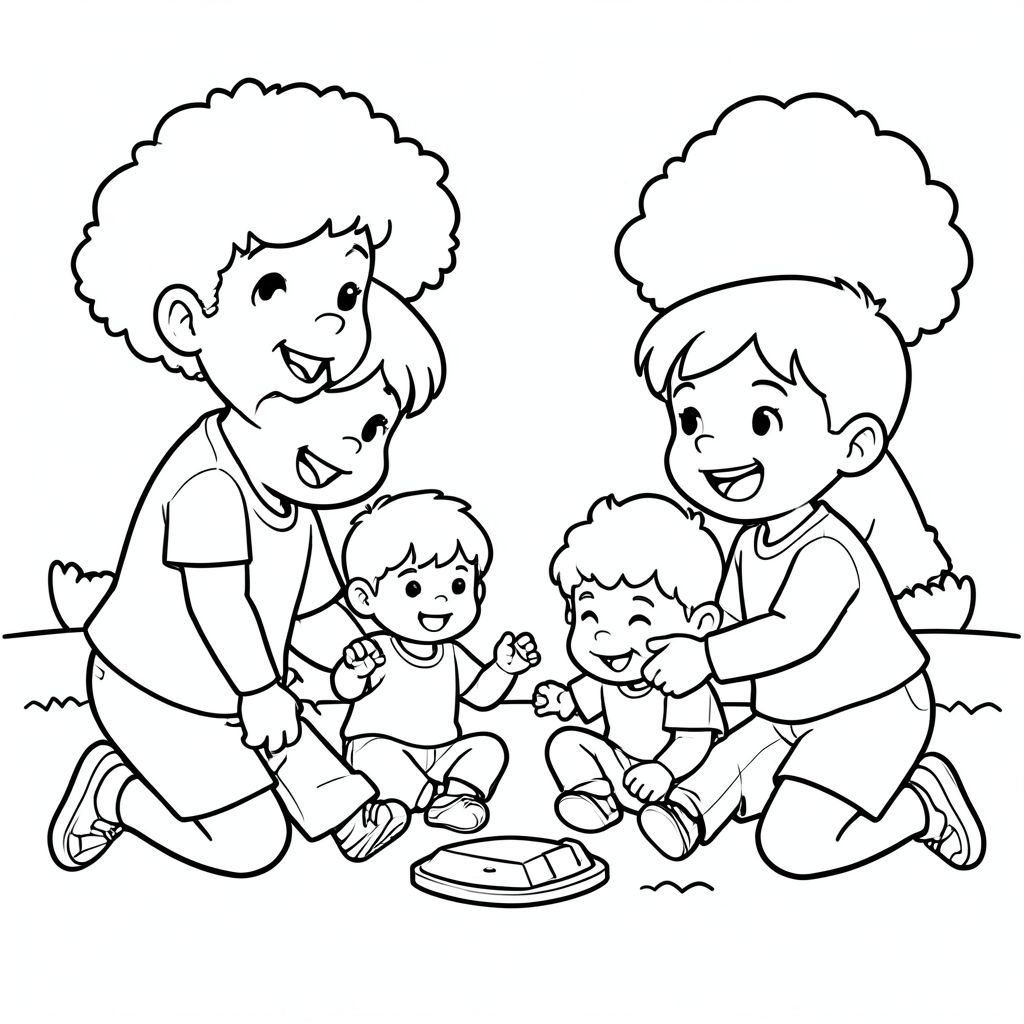 Kids are playing together