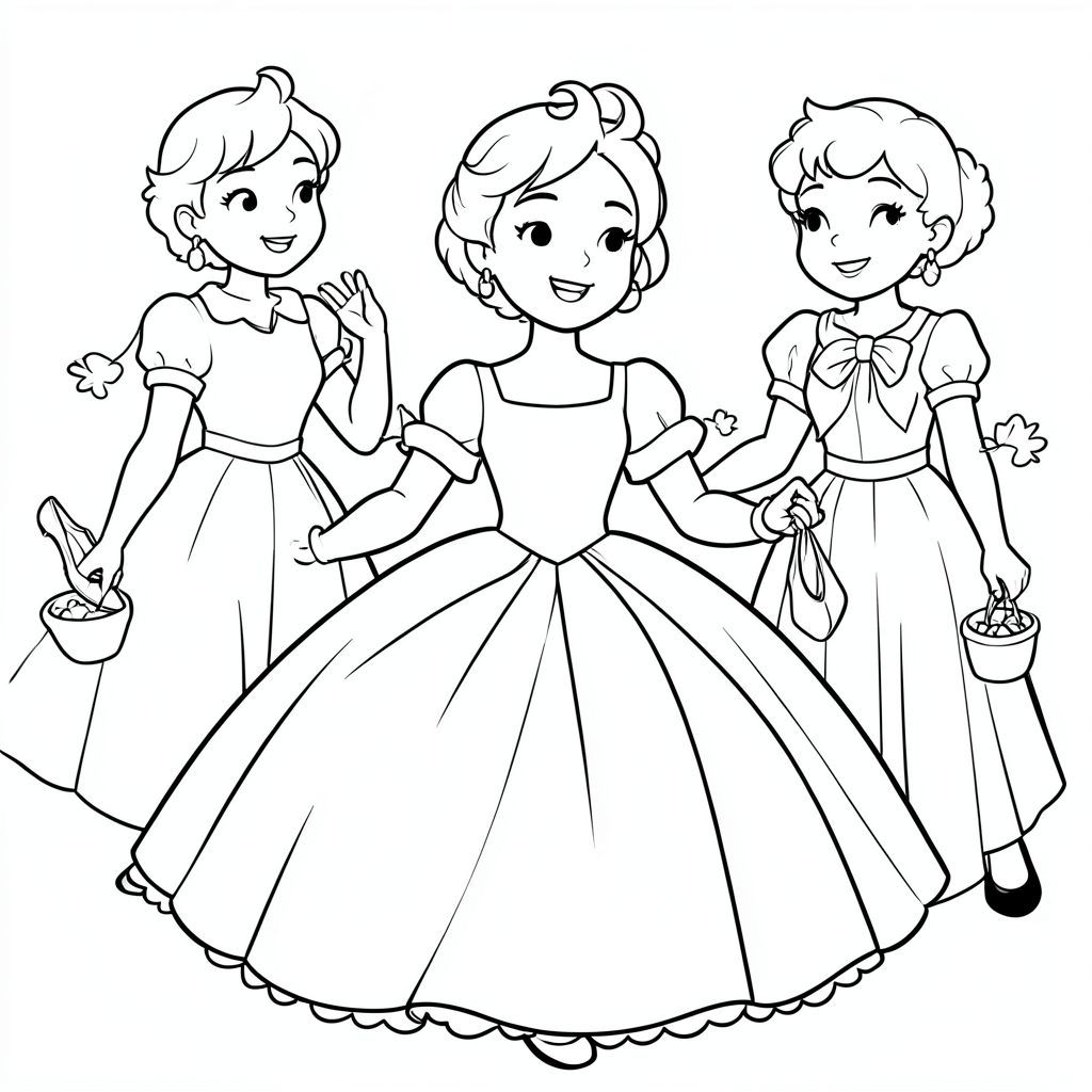 TẠO RA HÌNH ẢNH CÔ BÉ LỌ LEM VỚI ĐÔI DÉP THỦY TINH TRÊN TAY, TẠI VŨ HỘI HÃY SÁNG TẠO VỚI HÌNH ẢNH 