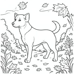 solo, chủ đề đơn, một đầu, hai mắt, hai tai, bốn chân, một đuôi, tỷ lệ tự nhiên, quy mô thích hợp trong môi trường, đúng giải phẫu,, Lá mùa thu, gió, con đường, tán lá, thổi, rải rác, khô, ánh sáng mặt trời, trong sáng, Bầu trời, trang màu, nghệ thuật đường, nền trắng, solo, chủ đề đơn, chính xác về mặt giải phẫu, giải phẫu hoàn hảo