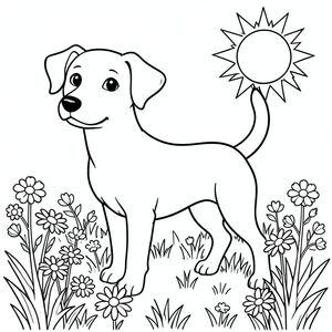 solo, chủ đề đơn, một đầu, hai mắt, hai tai, bốn chân, một đuôi, tỷ lệ tự nhiên, quy mô thích hợp trong môi trường, đúng giải phẫu,, mặt trời, mùa xuân, vườn, hoa cúc, cỏ, ánh sáng mặt trời, rõ ràng, hoa, nở hoa, mềm, trang màu, nghệ thuật đường, nền trắng, solo, chủ đề đơn, đúng về mặt giải phẫu, giải phẫu hoàn hảo