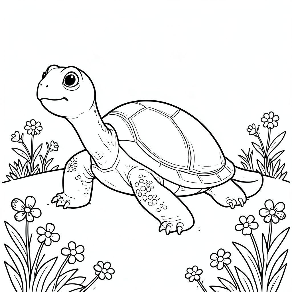 Độc lập, Rùa đơn, một đầu, hai mắt, bốn chân, một vỏ, một đuôi, bàn chân trên nền đất vững chắc, tỷ lệ tự nhiên, quy mô thích hợp trong môi trường, đúng giải phẫu, rùa, Vườn bướm, Hoa dại, nhỏ, nền đơn giản, dọn dẹp, vẽ nguệch ngoạc vẽ tay, sách truyện, tinh khiết, trang màu, nghệ thuật đường, nền trắng, solo, chủ đề đơn, đúng giải phẫu, giải phẫu hoàn hảo