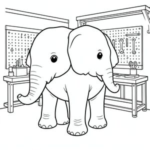 solo, một con voi, một đầu, hai mắt, hai tai lớn, một thân cây, bốn chân, một đuôi, chân trên nền vững chắc, tỷ lệ tự nhiên, quy mô thích hợp trong môi trường, đúng về mặt giải phẫu, voi, Nhà để xe, bàn làm việc, công cụ, Bảng chốt, Tường, đơn giản, sạch sẽ, Môi trường, kim loại, Gỗ, Trang màu, nghệ thuật đường, nền trắng, Solo, chủ đề đơn, đúng giải phẫu, giải phẫu hoàn hảo