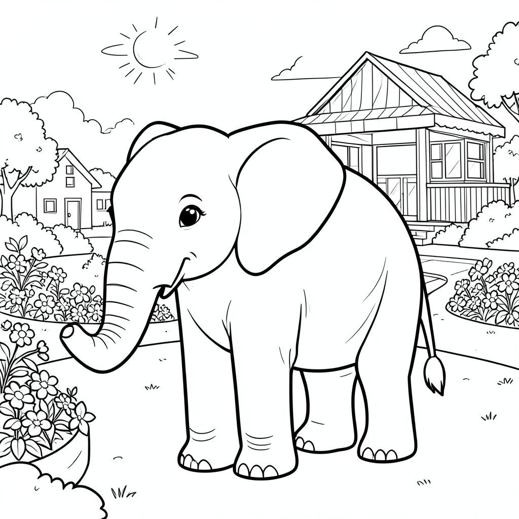 Độc lập, một con voi, một đầu, hai mắt, hai tai lớn, một thân cây, bốn chân, một đuôi, chân trên mặt đất vững chắc, tỷ lệ tự nhiên, quy mô thích hợp trong môi trường, đúng về mặt giải phẫu, voi, ban nhạc, công viên thị trấn, bồn hoa, ánh sáng mặt trời, cây xanh, nền đơn giản, dọn dẹp, sách truyện, thuần khiết, hòa bình, trang màu, nghệ thuật đường, nền trắng, solo, chủ đề đơn, đúng giải phẫu, giải phẫu hoàn hảo