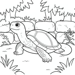 solo, rùa đơn, một đầu, hai mắt, bốn chân, một vỏ, một đuôi, bàn chân trên mặt đất vững chắc, tỷ lệ tự nhiên, quy mô thích hợp trong môi trường, đúng về mặt giải phẫu, rùa, Rêu, Bức tường đá, thung lũng trong rừng, yên tĩnh, đơn giản, dọn dẹp, lý lịch, Tường, Tán lá, Đất, trang tô màu, nghệ thuật đường, nền trắng, solo, chủ đề đơn, chính xác về mặt giải phẫu, giải phẫu hoàn hảo