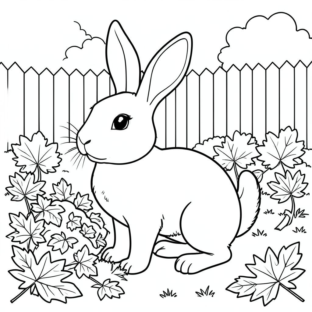 solo, chủ đề đơn, một đầu, hai mắt, hai tai, bốn chân, một đuôi, tỷ lệ tự nhiên, quy mô thích hợp trong môi trường, đúng giải phẫu, thỏ, Mùa thu, sân sau, lá, cọc, ấm áp, nắng, đơn giản, sạch sẽ, lý lịch, cào, trang màu, nghệ thuật đường, nền trắng, solo, chủ đề đơn, chính xác về mặt giải phẫu, giải phẫu hoàn hảo