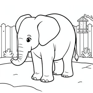 Độc lập, một con voi, một đầu, hai mắt, hai tai lớn, một thân cây, bốn chân, một đuôi, bàn chân trên mặt đất vững chắc, tỷ lệ tự nhiên, quy mô thích hợp trong môi trường, đúng về mặt giải phẫu, voi, tuyết, sân sau, mùa đông, đơn giản, dọn dẹp, máng ăn chim, nhỏ, nền đơn giản, sách truyện, tinh khiết, trang màu, nghệ thuật đường, nền trắng, solo, chủ đề đơn, đúng giải phẫu, giải phẫu hoàn hảo