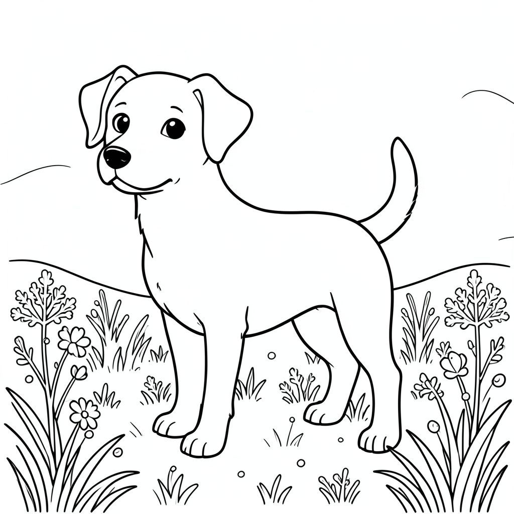 solo, chủ đề đơn, một đầu, hai mắt, hai tai, bốn chân, một đuôi, tỷ lệ tự nhiên, quy mô thích hợp trong môi trường, đúng giải phẫu,, đồng cỏ băng giá, giọt sương, cỏ, ánh sáng mặt trời, bầu trời quang đãng, nền đơn giản, dọn dẹp, tuyến tính, nhỏ, hòa bình, tô màu, nghệ thuật đường, nền trắng, solo, chủ đề đơn, chính xác về mặt giải phẫu, giải phẫu hoàn hảo