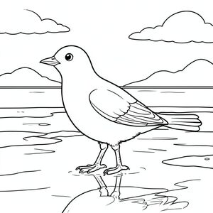 solo, một con chim, một đầu, hai mắt, một mỏ, hai cánh, hai chân, một đuôi, tỷ lệ tự nhiên, quy mô thích hợp trong môi trường, đúng giải phẫu, chim, Hoàng hôn, thủy triều phẳng, Nước nông, Sự phản chiếu, Bầu trời, đơn giản, dọn dẹp, lý lịch, phong cảnh, Đường chân trời, trang màu, nghệ thuật đường, nền trắng, Solo, chủ đề đơn, chính xác về mặt giải phẫu, giải phẫu hoàn hảo