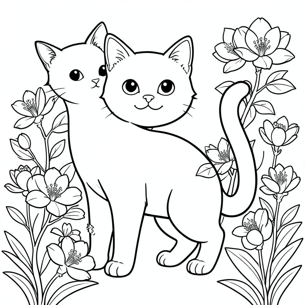 solo, chủ đề đơn, một đầu, hai mắt, hai tai, bốn chân, một đuôi, tỷ lệ tự nhiên, quy mô thích hợp trong môi trường, đúng giải phẫu, con mèo, Mộc lan, hoa, trắng, nở hoa, đầy đủ, đơn giản, dọn dẹp, vườn, lý lịch, nắng, trang màu, nghệ thuật đường, nền trắng, solo, chủ đề đơn, đúng về mặt giải phẫu, giải phẫu hoàn hảo