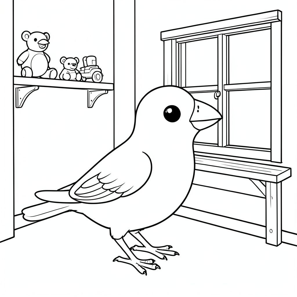 solo, một con chim, một đầu, hai mắt, một mỏ, hai cánh, hai chân, một đuôi, tỷ lệ tự nhiên, quy mô thích hợp trong môi trường, đúng giải phẫu, chim, đồ chơi, kệ, chỗ ngồi cửa sổ, phòng, đơn giản, dọn dẹp, gỗ, nhỏ, đứa trẻ, nội địa, trang màu, nghệ thuật đường, nền trắng, solo, chủ đề đơn, chính xác về mặt giải phẫu, giải phẫu hoàn hảo