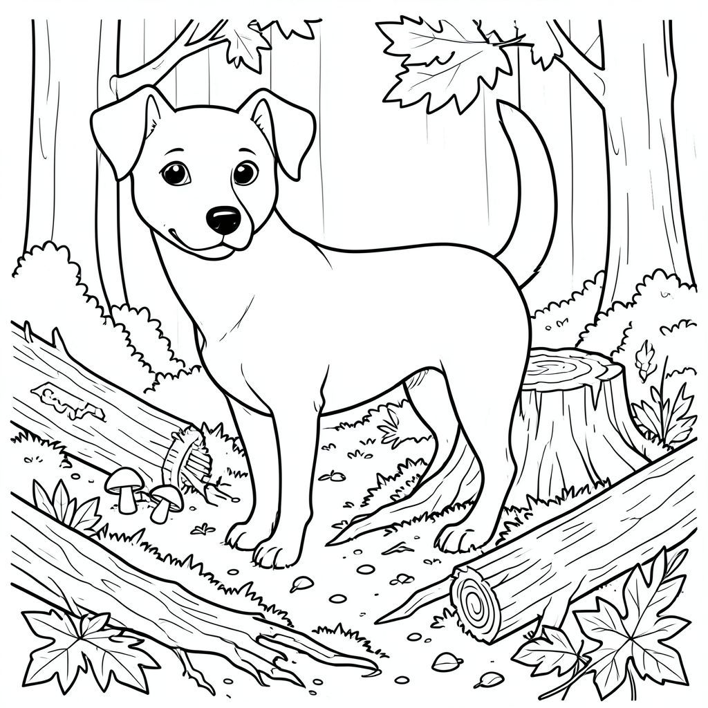 solo, chủ đề đơn, một đầu, hai mắt, hai tai, bốn chân, một đuôi, tỷ lệ tự nhiên, quy mô thích hợp trong môi trường, đúng giải phẫu,, miếng dán nấm, gốc cây thối rữa, rừng mùa thu ẩm ướt, lá, ánh sáng mặt trời, rêu, rễ, khúc gỗ rơi, gỗ, nền đơn giản, trang màu, nghệ thuật đường, nền trắng, solo, chủ đề đơn, chính xác về mặt giải phẫu, giải phẫu hoàn hảo