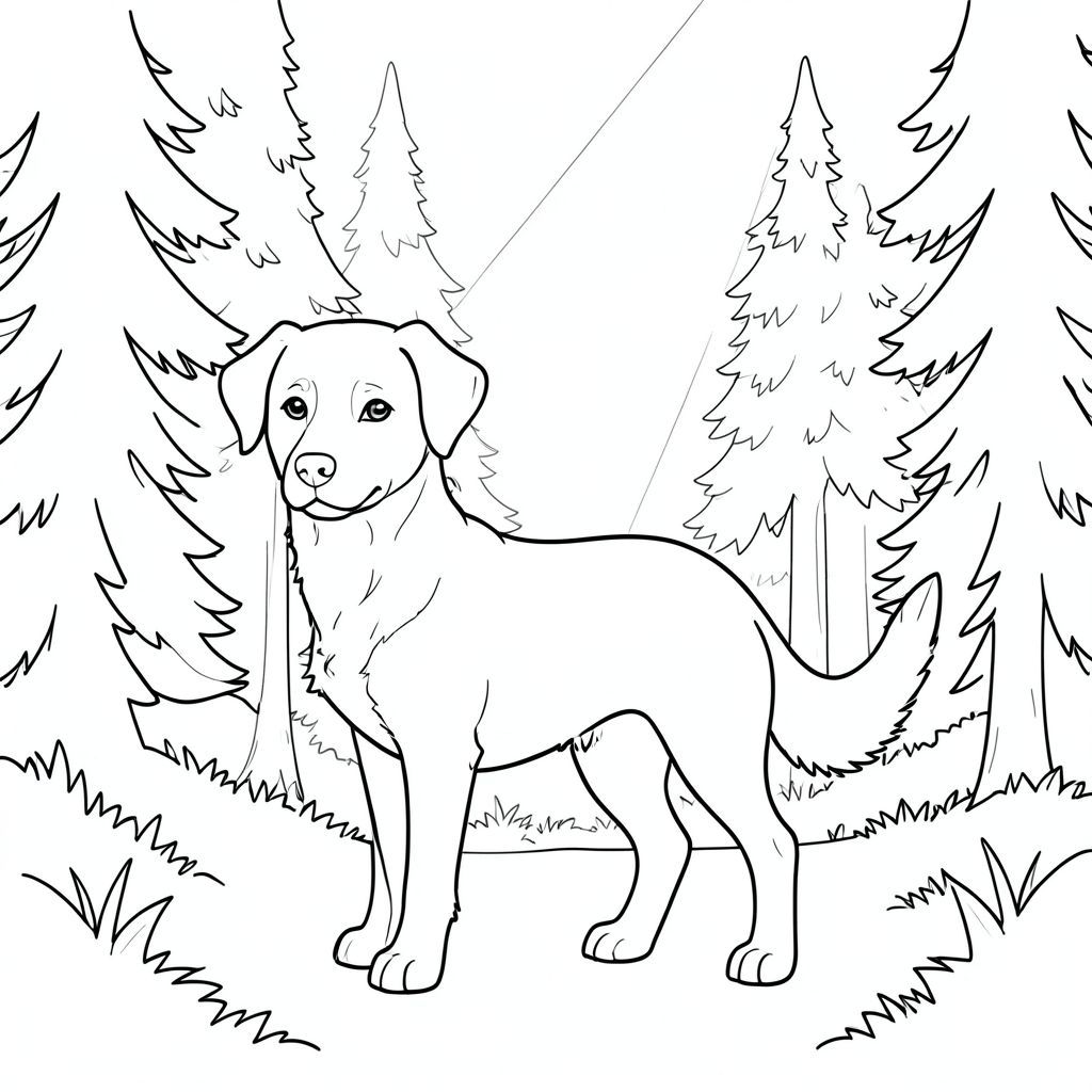 solo, chủ đề đơn, một đầu, hai mắt, hai tai, bốn chân, một đuôi, tỷ lệ tự nhiên, quy mô thích hợp trong môi trường, đúng giải phẫu,, sương mù, rừng thông, dày đặc, ánh sáng mặt trời, chùm tia, im lặng, cây cối, dọn dẹp, đơn giản, lý lịch, trang màu, nghệ thuật đường, nền trắng, solo, chủ đề đơn, đúng về mặt giải phẫu, giải phẫu hoàn hảo