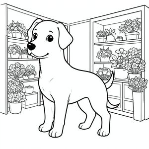 solo, chủ đề đơn, một đầu, hai mắt, hai tai, bốn chân, một đuôi, tỷ lệ tự nhiên, quy mô thích hợp trong môi trường, đúng giải phẫu,, hoa, bó hoa, cửa tiệm, nội địa, kệ, trưng bày, dọn dẹp, đơn giản, lý lịch, manga, trang màu, nghệ thuật đường, nền trắng, solo, chủ đề đơn, đúng về mặt giải phẫu, giải phẫu hoàn hảo