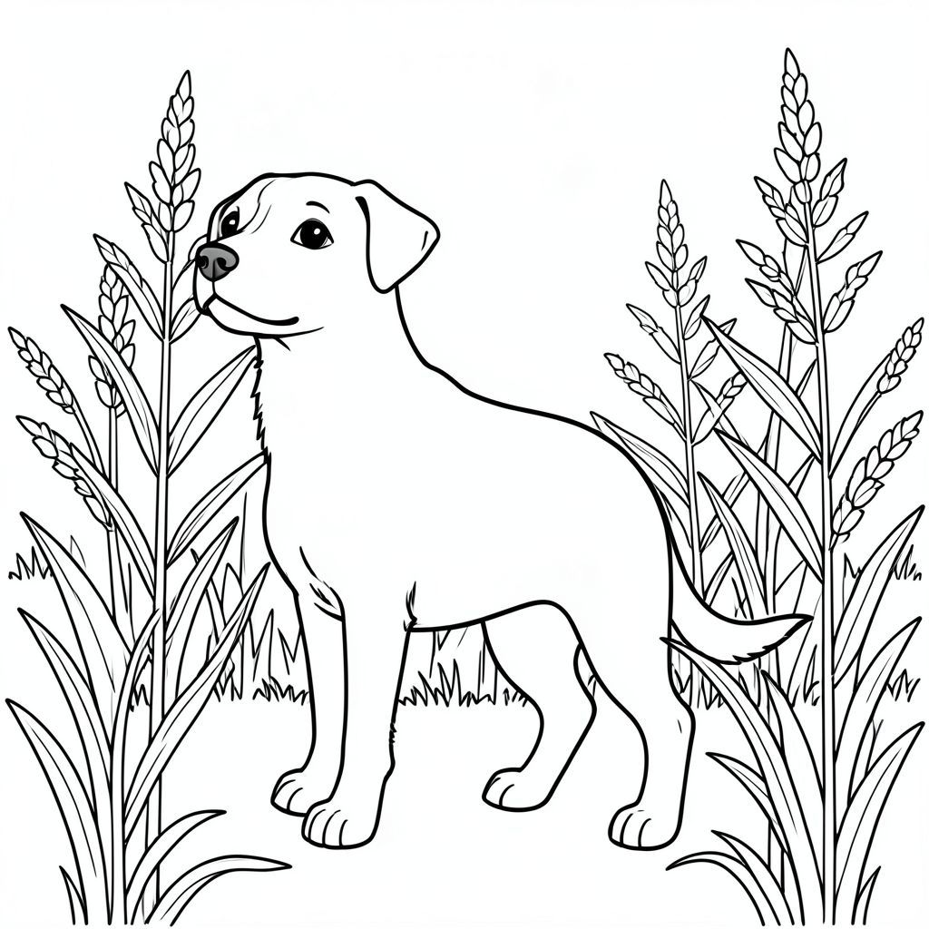 solo, chủ đề đơn, một đầu, hai mắt, hai tai, bốn chân, một đuôi, tỷ lệ tự nhiên, quy mô thích hợp trong môi trường, đúng giải phẫu,, Cánh đồng ngô, thân cây cao, mùa hè, đơn giản, dọn dẹp, lý lịch, phong cảnh, cánh đồng, thảm thực vật, Ánh sáng mặt trời, trang màu, nghệ thuật đường, nền trắng, solo, chủ đề đơn, đúng về mặt giải phẫu, giải phẫu hoàn hảo