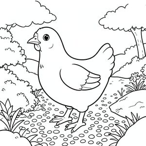 solo, một con chim, một đầu, hai mắt, một mỏ, hai cánh, hai chân, một đuôi, tỷ lệ tự nhiên, quy mô thích hợp trong môi trường, đúng giải phẫu, gà, Con đường sỏi, vườn yên bình, nền đơn giản, môi trường sạch sẽ, vườn Nhật Bản, nhỏ, sách truyện, thuần khiết, ngây thơ, đường sạch, trang màu, nghệ thuật đường, nền trắng, solo, chủ đề đơn, đúng giải phẫu, giải phẫu hoàn hảo