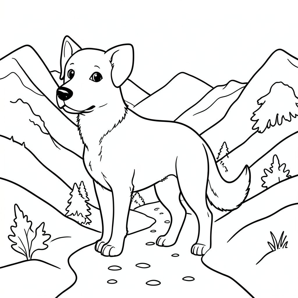 solo, chủ đề đơn, một đầu, hai mắt, hai tai, bốn chân, một đuôi, tỷ lệ tự nhiên, quy mô thích hợp trong môi trường, đúng giải phẫu,, tuyết, đèo núi, đường mòn hẹp, tuyết, đơn giản, sạch sẽ, sách truyện, thuần khiết, không, trang màu, nghệ thuật đường, nền trắng, solo, chủ đề đơn, đúng giải phẫu, giải phẫu hoàn hảo