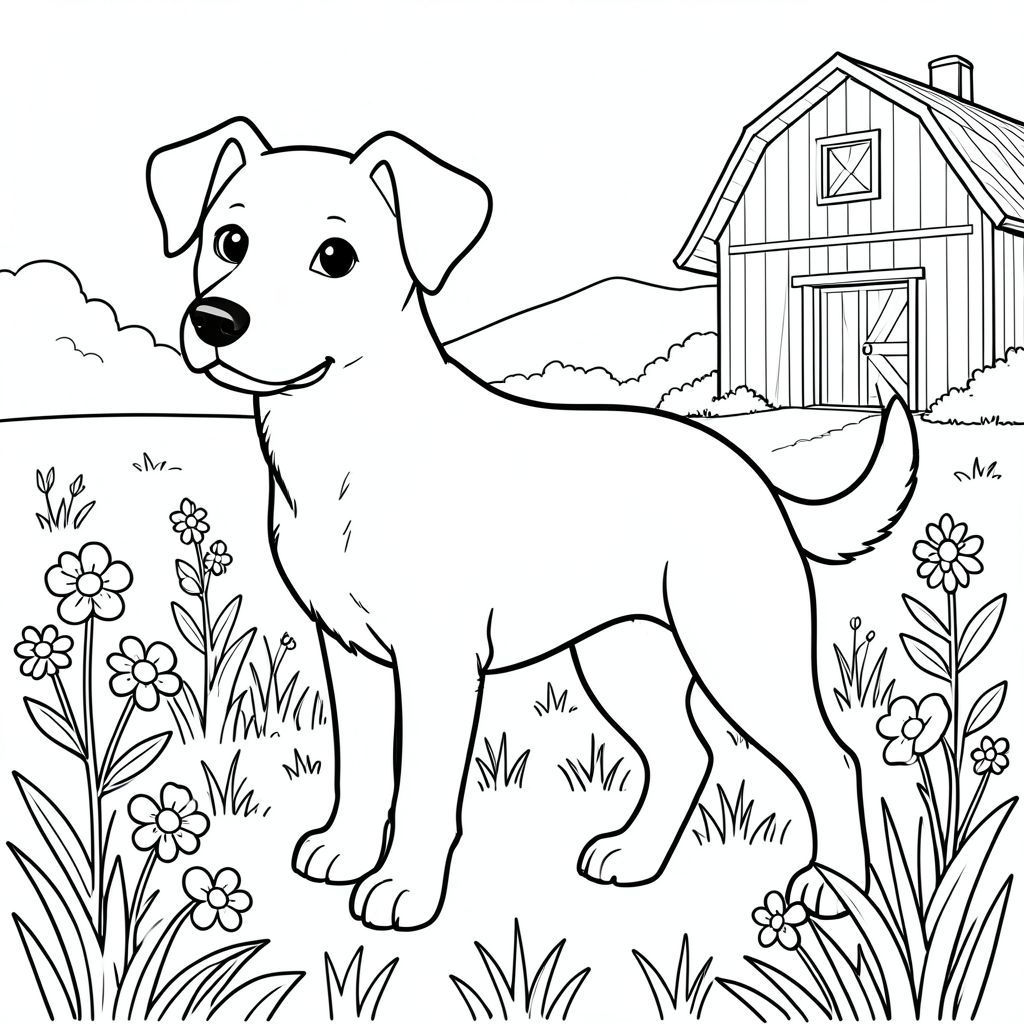 solo, chủ đề đơn, một đầu, hai mắt, hai tai, bốn chân, một đuôi, tỷ lệ tự nhiên, quy mô thích hợp trong môi trường, đúng giải phẫu,, Đồng cỏ, đồng cỏ, hoa, cỏ, ánh sáng mặt trời, xây dựng trang trại, nền đơn giản, dọn dẹp, sách truyện, thuần khiết, trang màu, nghệ thuật đường, nền trắng, solo, chủ đề đơn, đúng giải phẫu, giải phẫu hoàn hảo