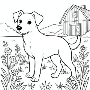 solo, chủ đề đơn, một đầu, hai mắt, hai tai, bốn chân, một đuôi, tỷ lệ tự nhiên, quy mô thích hợp trong môi trường, đúng giải phẫu,, Đồng cỏ, đồng cỏ, hoa, cỏ, ánh sáng mặt trời, xây dựng trang trại, nền đơn giản, dọn dẹp, sách truyện, thuần khiết, trang màu, nghệ thuật đường, nền trắng, solo, chủ đề đơn, đúng giải phẫu, giải phẫu hoàn hảo