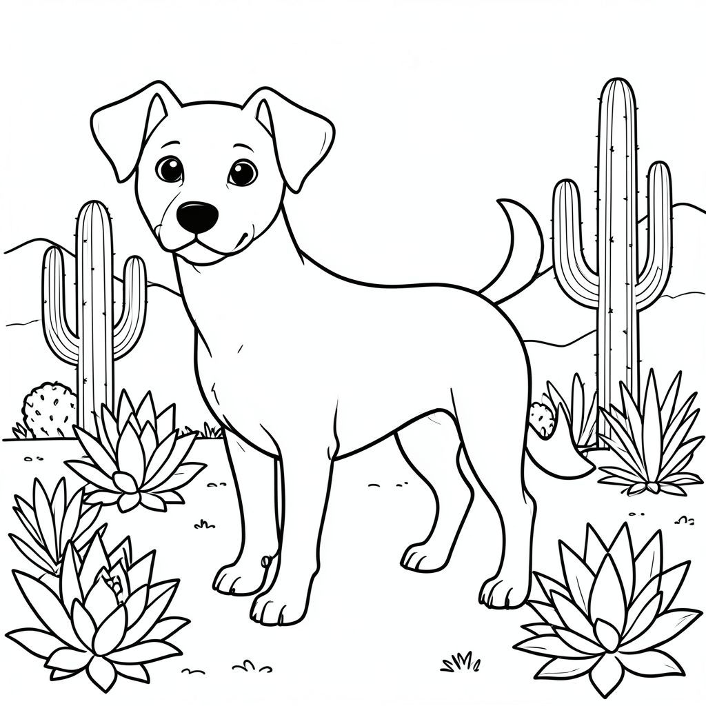 solo, chủ đề đơn, một đầu, hai mắt, hai tai, bốn chân, một đuôi, tỷ lệ tự nhiên, quy mô thích hợp trong môi trường, đúng giải phẫu,, sa mạc, sân, xương rồng, xương rồng, vườn, nắng, ấm áp, khô, phong cảnh, tán lá, trang màu, nghệ thuật đường, nền trắng, solo, chủ đề đơn, đúng giải phẫu, giải phẫu hoàn hảo