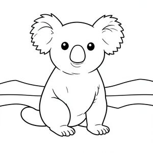 solo, chủ đề đơn, một đầu, hai mắt, hai tai, bốn chân, một đuôi, tỷ lệ tự nhiên, quy mô thích hợp trong môi trường, đúng giải phẫu, Koala, Sa mạc, mesa, đường chân trời, hoàng hôn, Hình bóng, bằng phẳng, đơn giản, lý lịch, sạch sẽ, trang màu, nghệ thuật đường, nền trắng, solo, chủ đề đơn, đúng về mặt giải phẫu, giải phẫu hoàn hảo