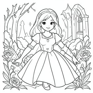 CREATE AN CREATIVE REALISTIC IMAGE OF BELLE FROM BEAUTY AND THE BEAST GENERATE NOW MAKE A CREATIVE BACKGROUND AS WELL