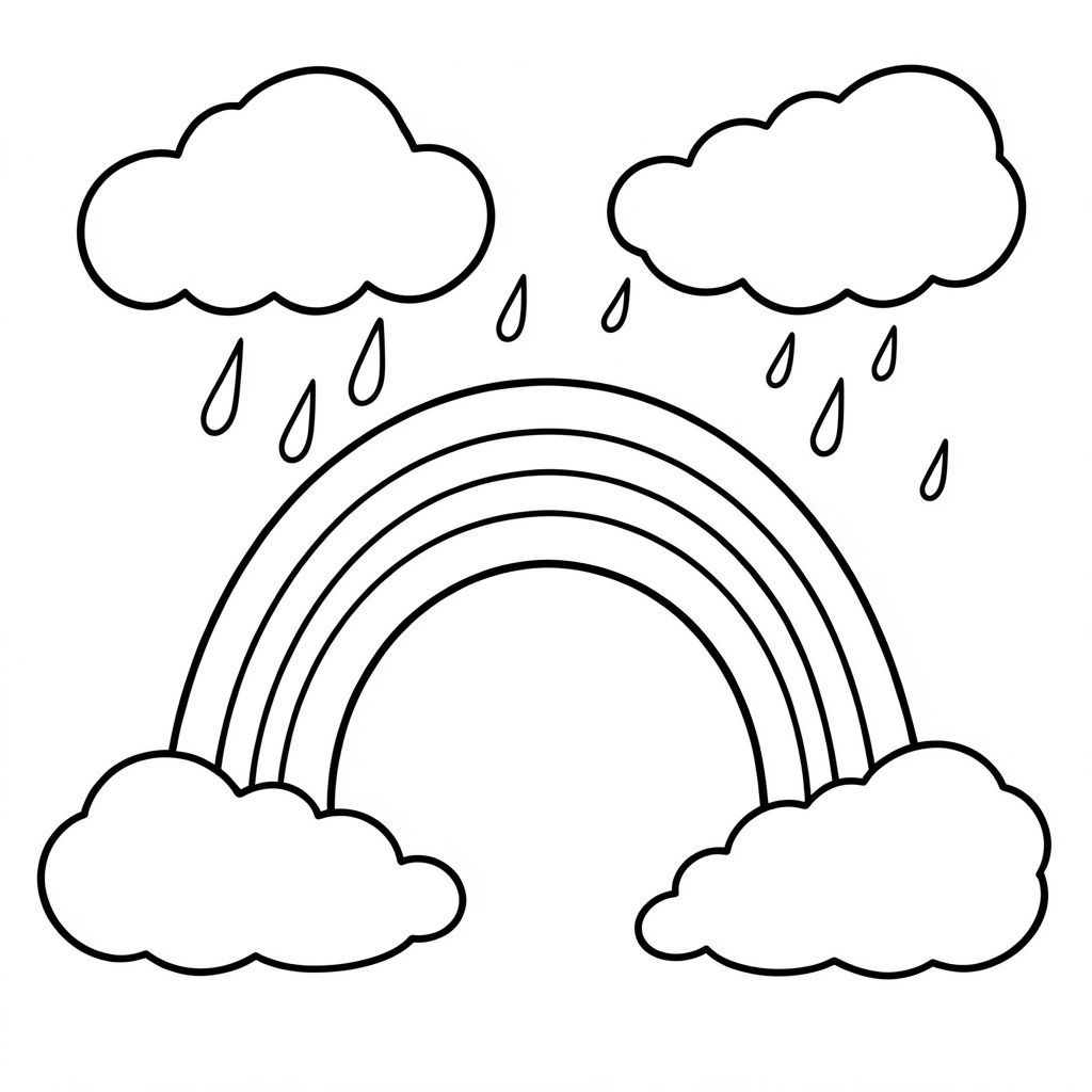 Cầu vồng sau cơn mưa