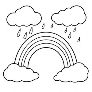 Cầu vồng sau cơn mưa