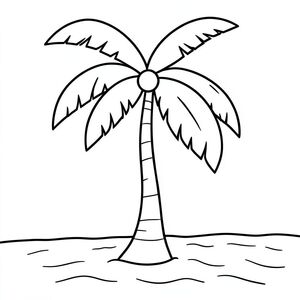 Cây dừa trên bãi biển