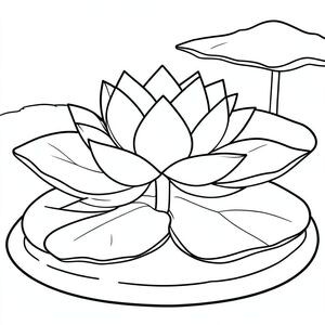 lotus in pond