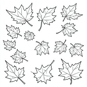 autumn leaves falling