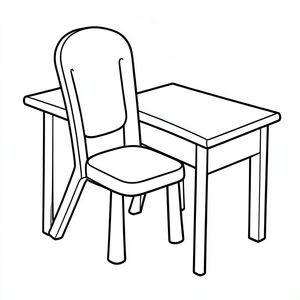 Giữ ghế dưới bàn