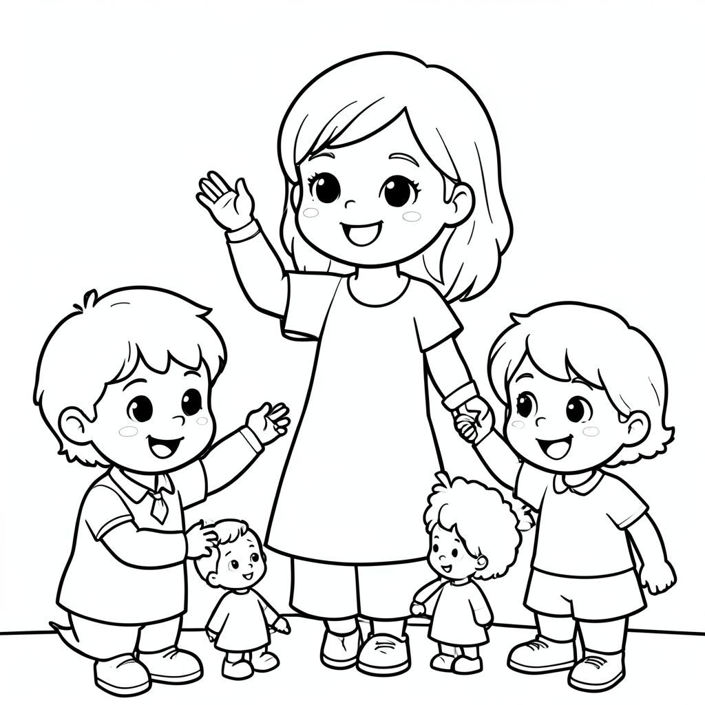 giáo viên khen ngợi học sinh