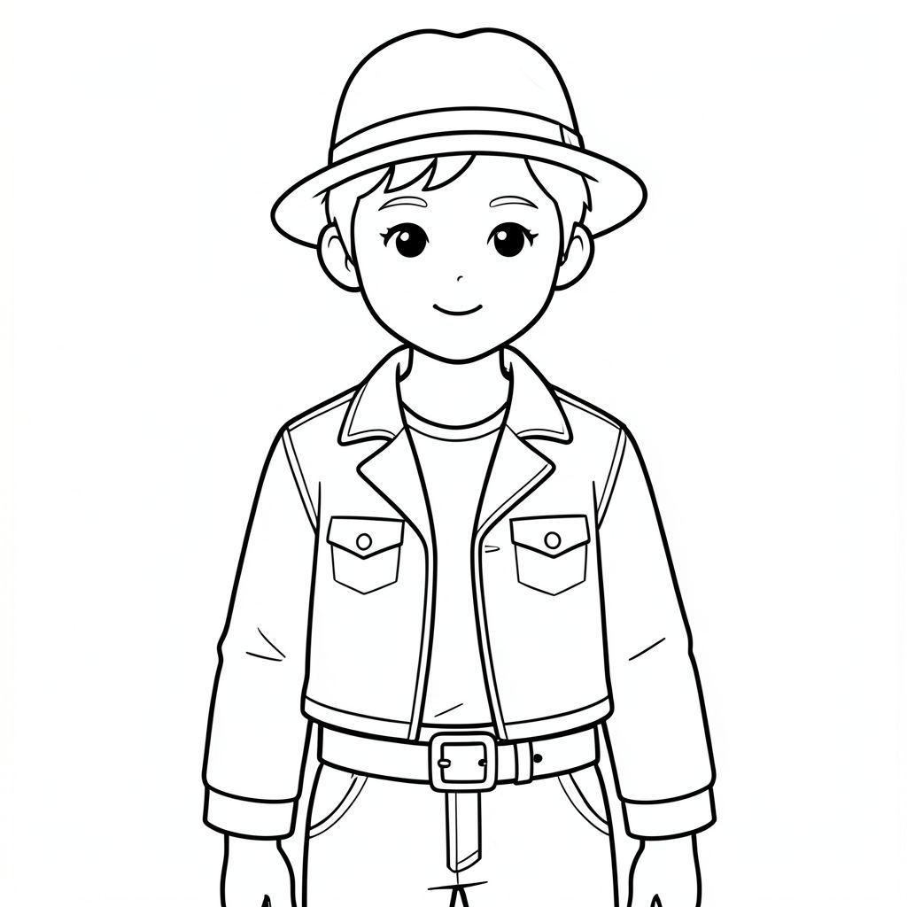 nữ cao, gầy, mặc jacket, belts, hat