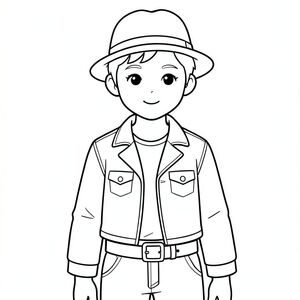 nữ cao, gầy, mặc jacket, belts, hat