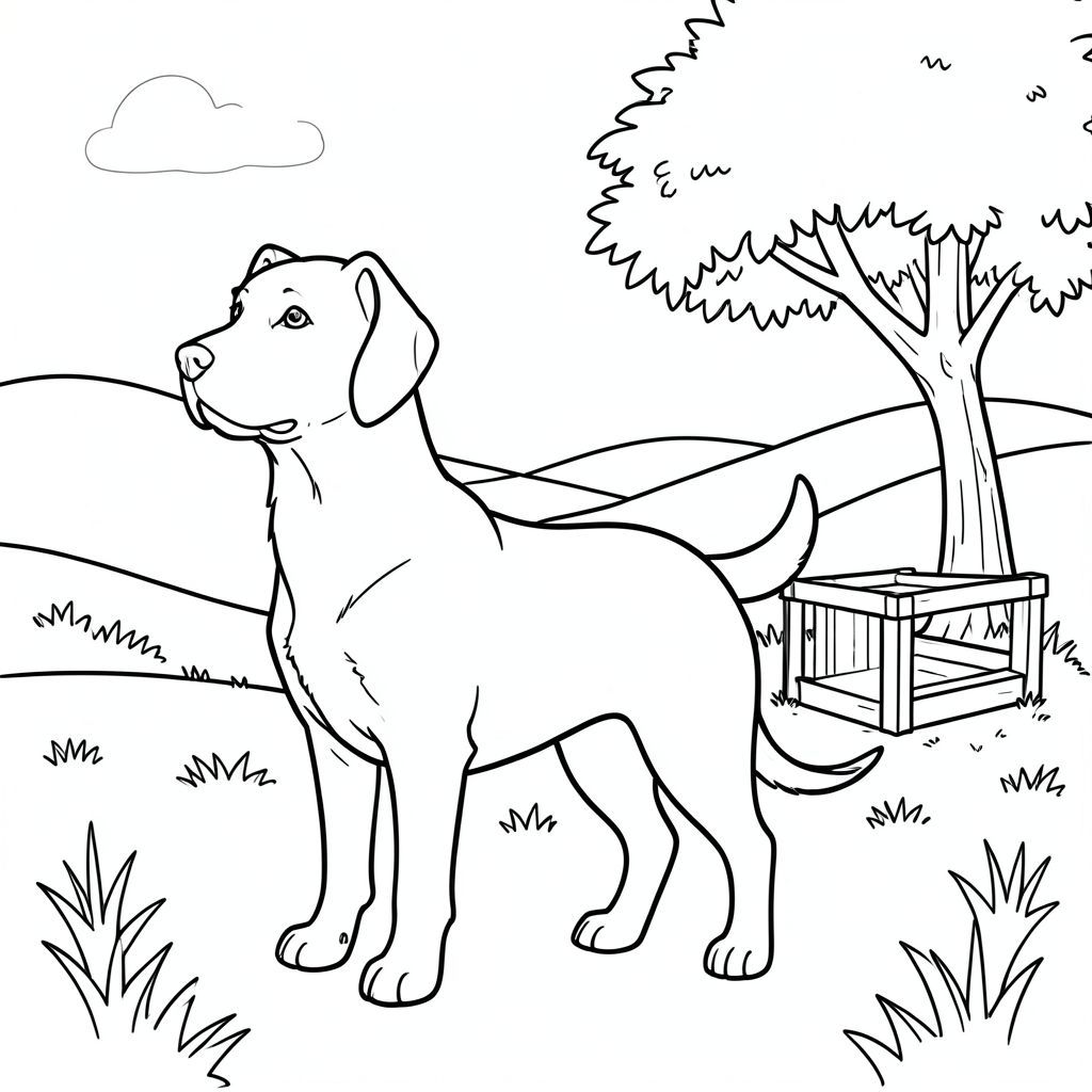 solo, chủ đề đơn, một đầu, hai mắt, hai tai, bốn chân, một đuôi, tỷ lệ tự nhiên, quy mô thích hợp trong môi trường, đúng giải phẫu,, Đồng cỏ, đồi thoai thoải, máng tưới, cây bóng mát, Ánh sáng mặt trời, đơn giản, dọn dẹp, lý lịch, Nông thôn, yên bình, trang màu, nghệ thuật đường, nền trắng, solo, chủ đề đơn, đúng về mặt giải phẫu, giải phẫu hoàn hảo