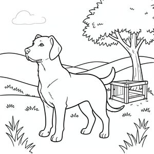 solo, chủ đề đơn, một đầu, hai mắt, hai tai, bốn chân, một đuôi, tỷ lệ tự nhiên, quy mô thích hợp trong môi trường, đúng giải phẫu,, Đồng cỏ, đồi thoai thoải, máng tưới, cây bóng mát, Ánh sáng mặt trời, đơn giản, dọn dẹp, lý lịch, Nông thôn, yên bình, trang màu, nghệ thuật đường, nền trắng, solo, chủ đề đơn, đúng về mặt giải phẫu, giải phẫu hoàn hảo