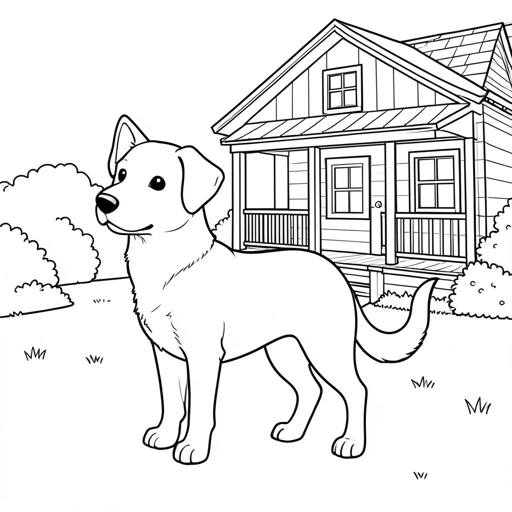 solo, chủ đề đơn, một đầu, hai mắt, hai tai, bốn chân, một đuôi, tỷ lệ tự nhiên, quy mô thích hợp trong môi trường, đúng giải phẫu,, Trang trại, hiên nhà, Bao quanh, bãi cỏ, đơn giản, sạch sẽ, nông thôn, nhỏ, độc thân, trang màu, nghệ thuật đường, nền trắng, solo, chủ đề đơn, đúng về mặt giải phẫu, giải phẫu hoàn hảo