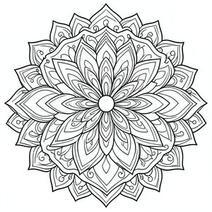 Mandala sáng tạo không đổ bóng 