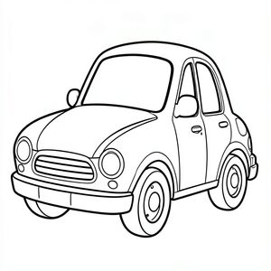cute cartoon car

